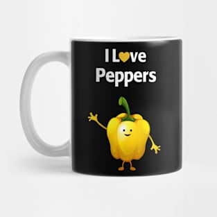 I Love Peppers Mug